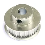 GT2 Aluminium Pulley 40 Teeth 5mm Bore 6mm Width - Angle & Detail View | Superb Tech India