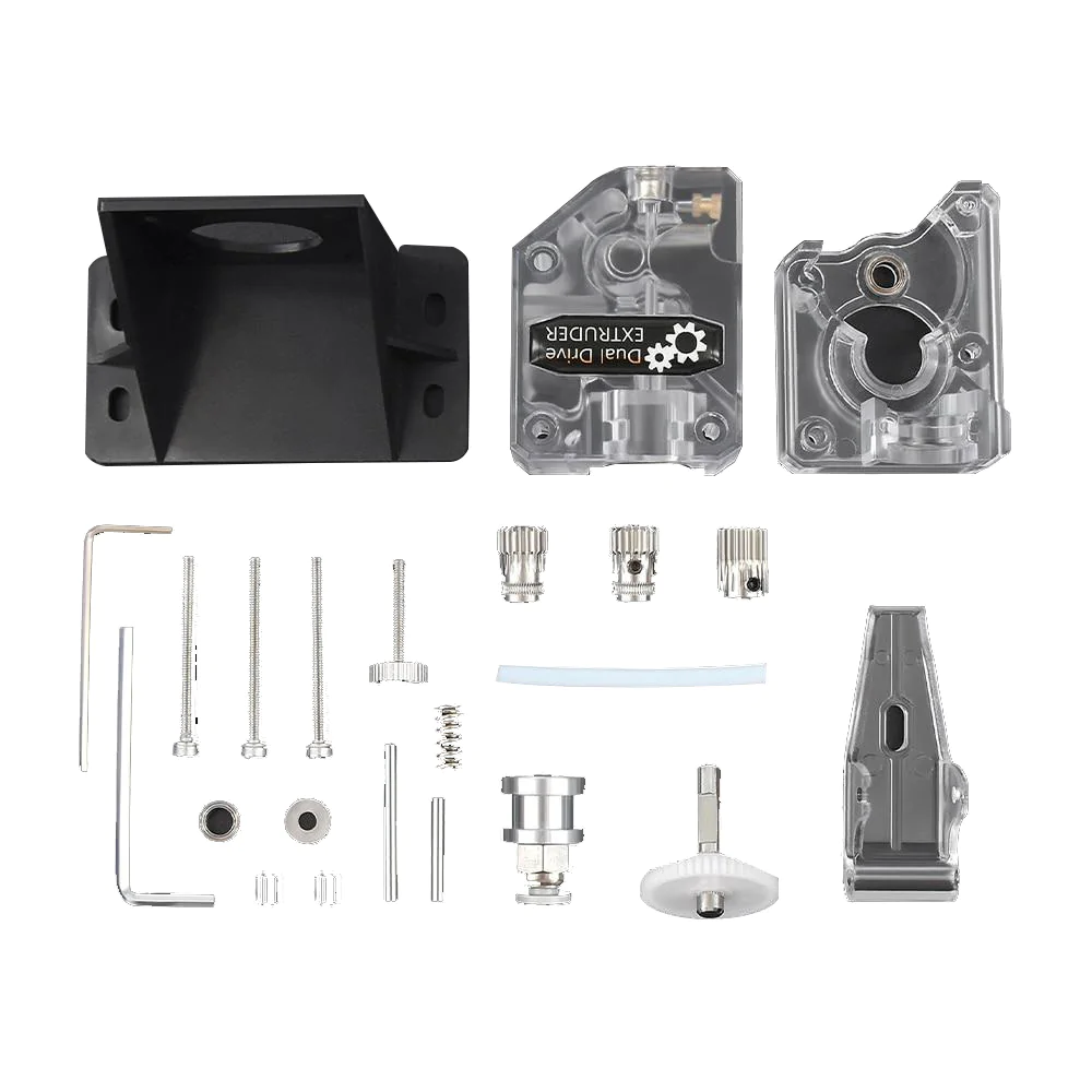 BMG Extruder Kit Transparent With Dual Drive Gear - Mounting & Wiring