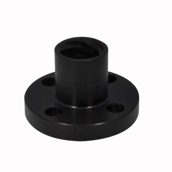 POM Lead Screw Nut TR8x8 8mm Diameter 2mm Pitch for 4 Start Lead Screw - Main Product View | Superb Tech India