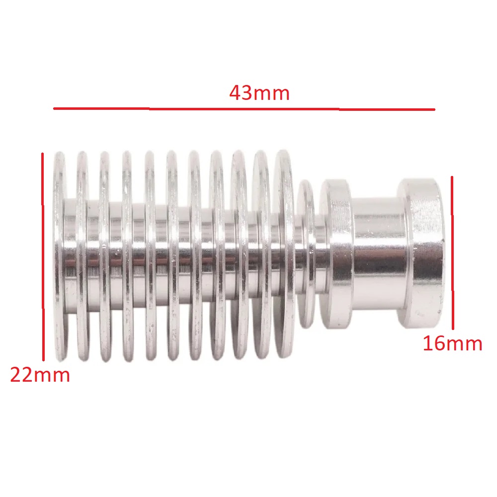 Aluminium Flexible Shaft Coupling 8mm x 8mm - Main View