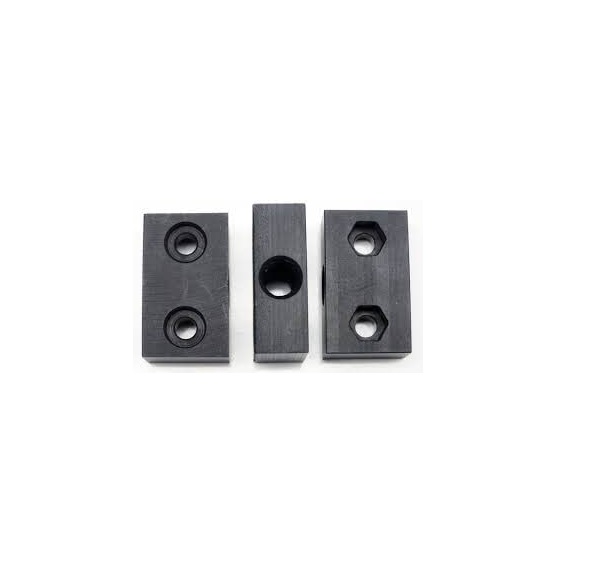 POM Lead Screw Block TR8x8 For 8mm Lead Screw - Angle & Perspective