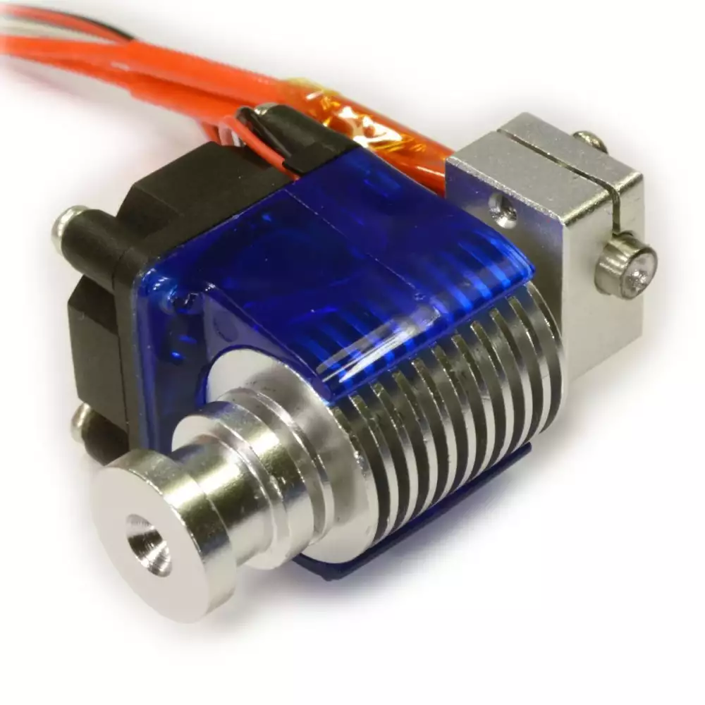 V6 Hotend Kit 12V Direct Drive Extruder For E3D With Silicone Sock - Angle & Perspective