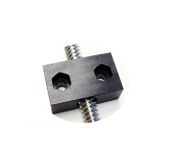 POM Lead Screw Block TR8x8 For 8mm Lead Screw - Mounting & Wiring