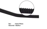 GT2 Timing Belt Rubber With Fiberglass Reinforced 6mm Width 1 Meter Length - Mounting, Pinout & Wiring Overview | Superb Tech India