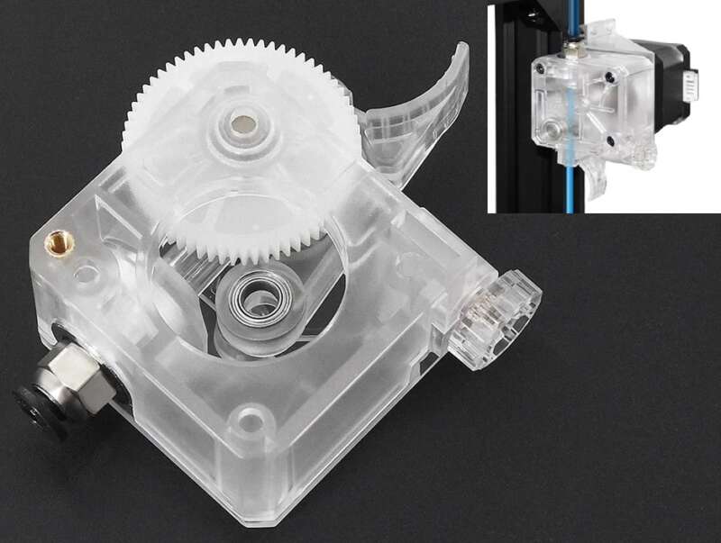 Titan Extruder Kit Transparent for 1.75mm Filament - Mounting & Wiring