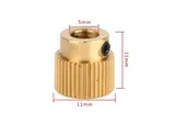 MK8 Extruder Gear 40 Teeth For MK8 Extruder - Angle & Detail View | Superb Tech India