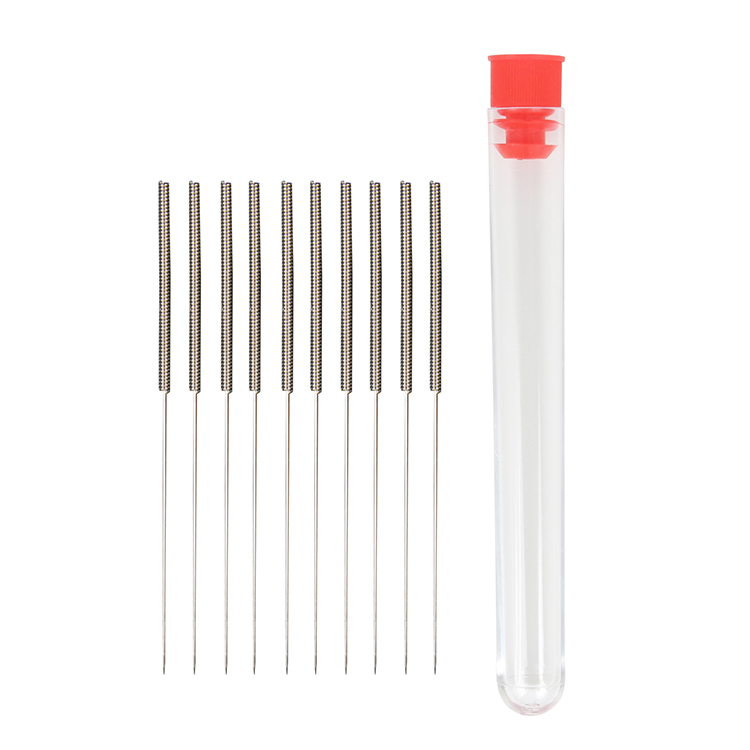 10Pcs Stainless Steel Nozzle Cleaning Needle 0.4mm Diamater - Main View
