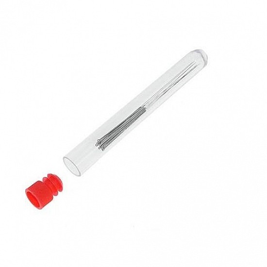 10Pcs Stainless Steel Nozzle Cleaning Needle 0.4mm Diamater - Dimensions & Specs