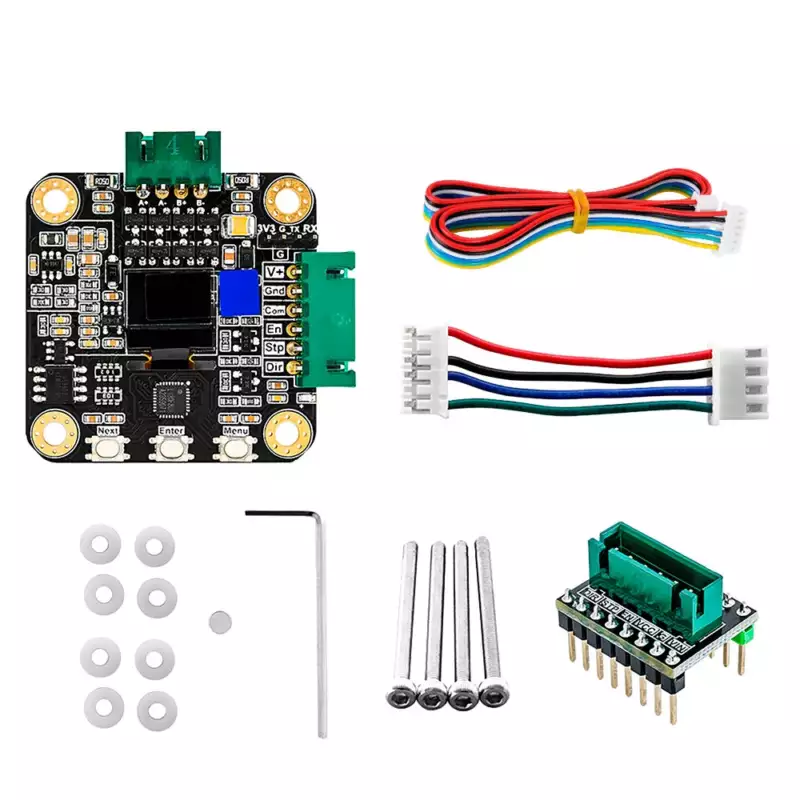 Makerbase SERVO42C Closed Loop Stepper Motor Module with NEMA 17 Stepper Motor - Angle & Perspective