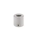 40 Teeth Extruder Gear Stainless Steel Bore 5mm For 3D Printer - Main Product View | Superb Tech India