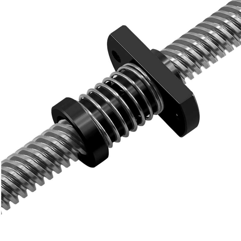 POM Anti Backlash Nut For 8mm Lead Screw 4 Start - Mounting & Wiring
