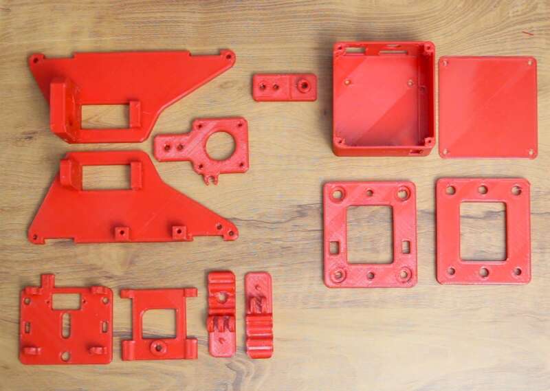 2D Pen Plotter Writing Machine V2 3D Printed Parts - Angle & Perspective