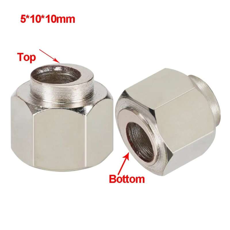 Eccentric Spacer Carbon steel 5x10x10 - Angle & Perspective
