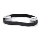 120mm GT2 Closed Loop Timing Belt 6mm Width - Angle & Detail View | Superb Tech India