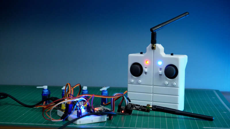 DIY 8-Channel ESP32 Remote Control with ESP-NOW & NRF24L01