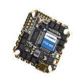 JHEMCU GHF722AIOHD 40A AIO F722 FPV Flight Controller Baro OSD BlackBox 4in1 ESC 2S-6S - Angle & Detail View | Superb Tech India