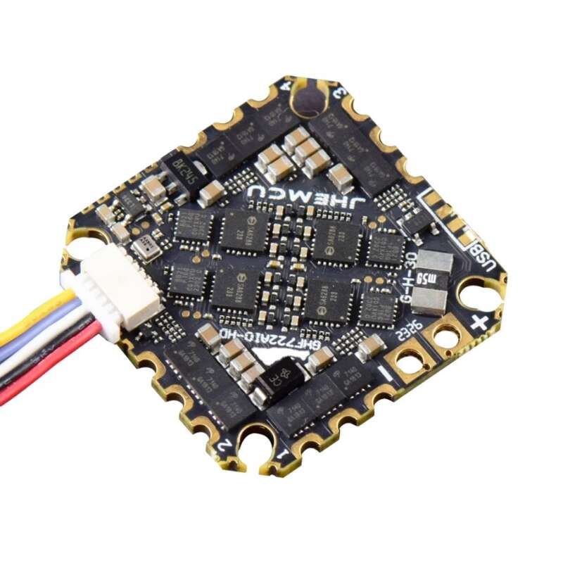 JHEMCU GHF722AIOHD 40A AIO F722 FPV Flight Controller Baro OSD BlackBox 4in1 ESC - Package & Accessories