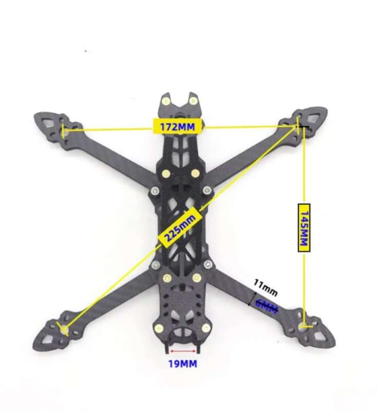 Mark4 5 Inch FPV Drone Frame Kit 225mm Carbon Fiber - Mounting & Wiring