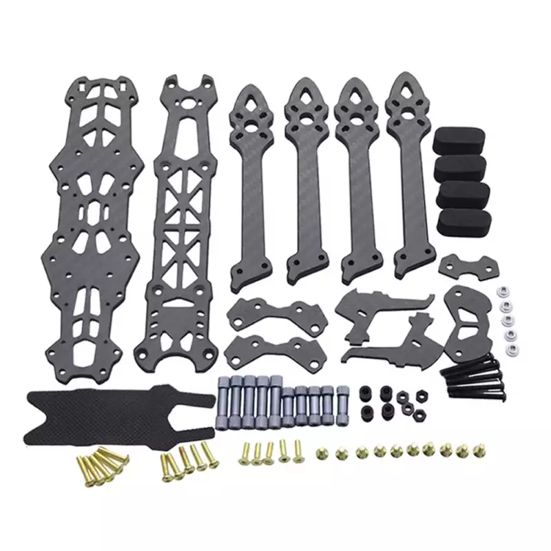 Mark4 5 Inch FPV Drone Frame Kit 225mm Carbon Fiber - Dimensions & Specs