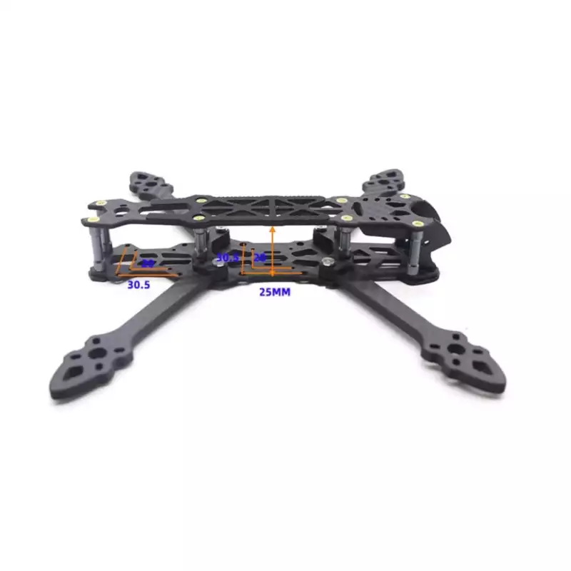 Mark4 5 Inch FPV Drone Frame Kit 225mm Carbon Fiber - Feature Overview