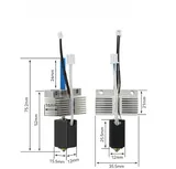 High-Temperature Extruder Hotend Assembly for Elegoo Neptune 4 Plus / 4 Max - Dimensions & Technical Specifications | Superb Tech India