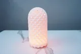3D Printed RGB LED Modern Table Lamp  – Soft Ambient Lighting for Home and Office - Type B - Package & Accessories Included | Superb Tech India