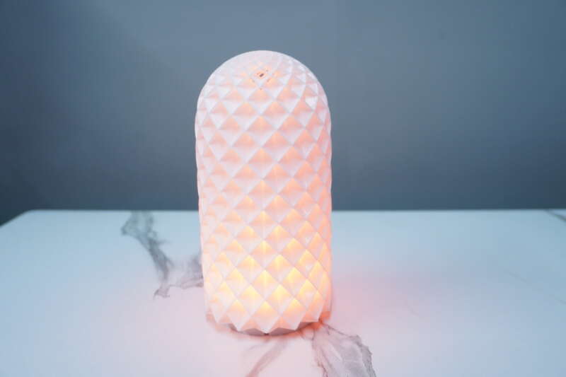 3D Printed RGB LED Modern Table Lamp - Package & Accessories