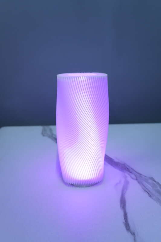 3D Printed RGB LED Modern Table Lamp - Feature Overview
