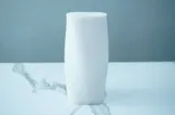 3D Printed RGB LED Modern Table Lamp  – Soft Ambient Lighting for Home and Office - Type A - Angle & Detail View | Superb Tech India