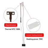 Ceramic Heater and Thermistor for Bambu Lab A1/A1 Mini - Feature Overview & Close-up Details | Superb Tech India