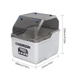 KINGROON 3D Filament Dry Box | Dual Roll 2KG 3D Printing Filament Dryer 40–60°C - Angle & Detail View | Superb Tech India
