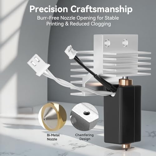 Elegoo Centauri Carbon 3D Printer Hotend Assembly 0.4MM - Feature Overview